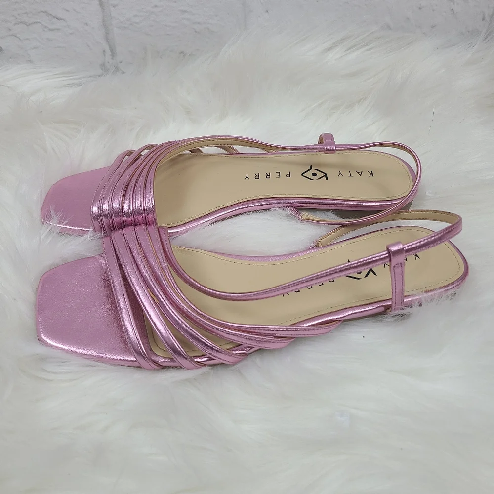 Katy Metallic Strappy Perry Sandals - Picture 5 of 9